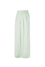 Woven Polyester Fiber Women's Straight Pants Casual Solid Color