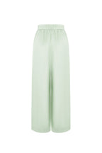 Woven Polyester Fiber Women's Straight Pants Casual Solid Color