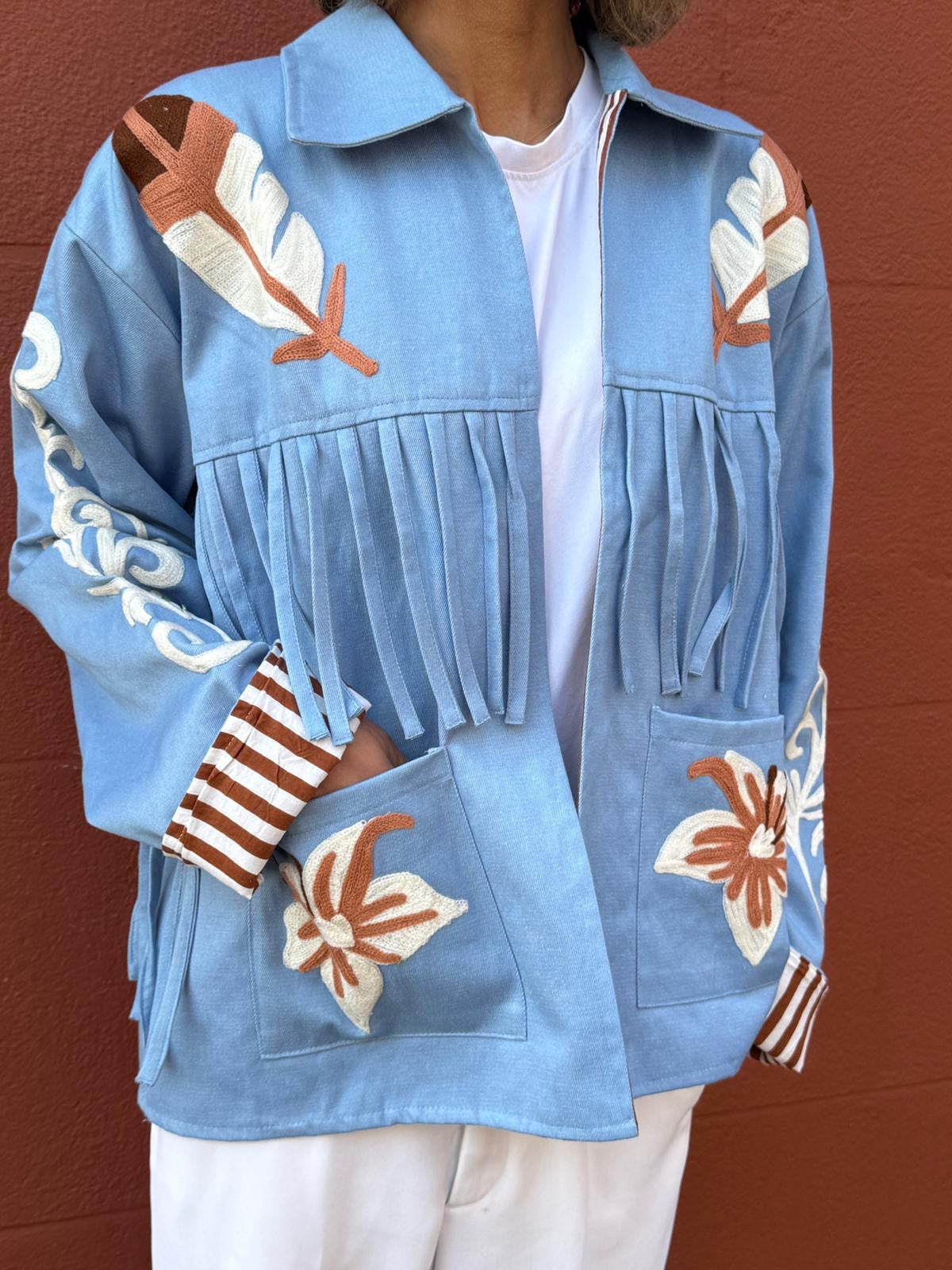 TOUT - Dolly Jacket Jeans Blue