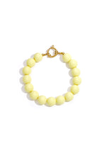 Bracelet with medium beads and front clasp-12mm