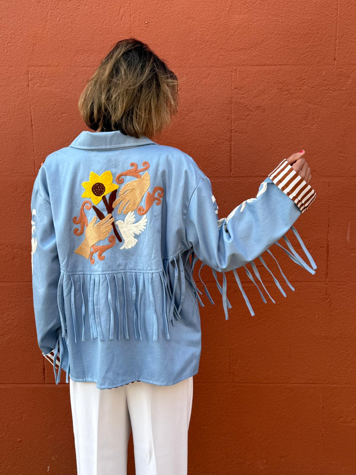 TOUT - Dolly Jacket Jeans Blue