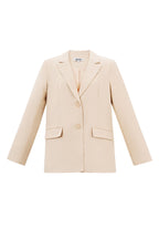 Polyester Vrouwen Suit Set Gesneden Boog Detail