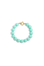 Bracelet with medium beads and front clasp-12mm