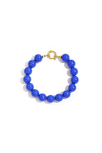Bracelet with medium beads and front clasp-12mm