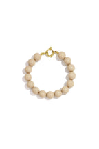 Bracelet with medium beads and front clasp-12mm