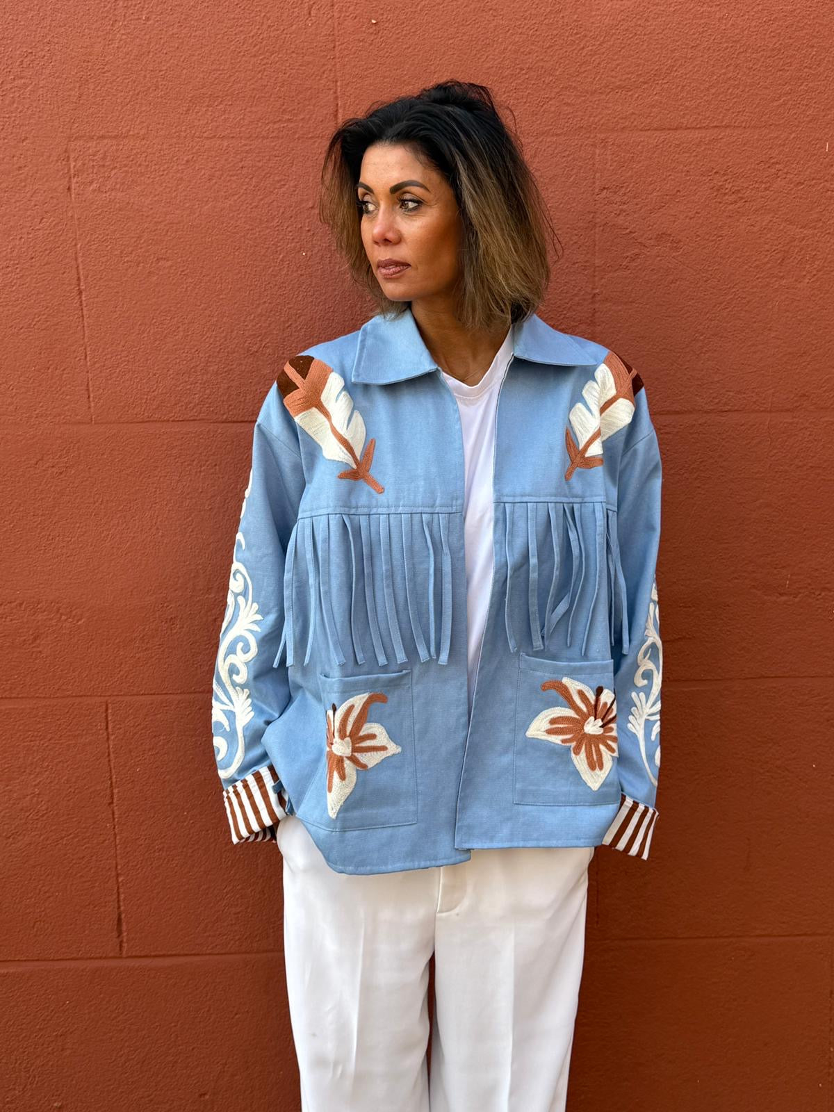 TOUT - Dolly Jacket Jeans Blue