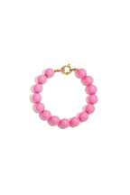 Bracelet with medium beads and front clasp-12mm