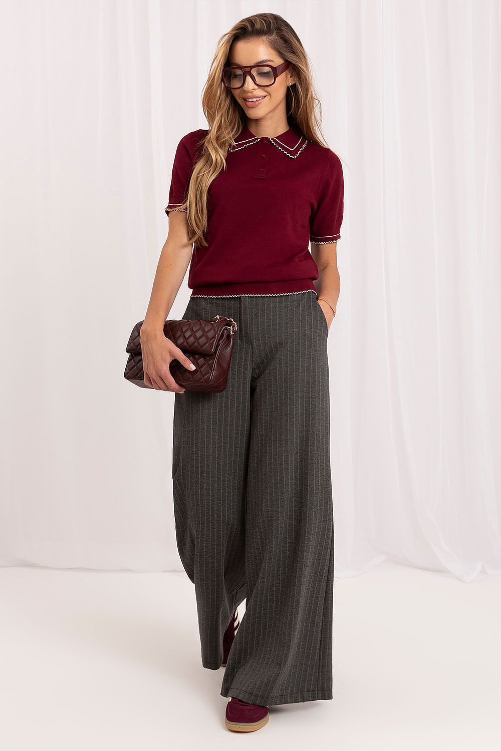  Trui met korte mouwen model 230910 Italy Moda 