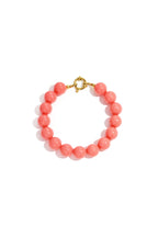 Bracelet with medium beads and front clasp-12mm